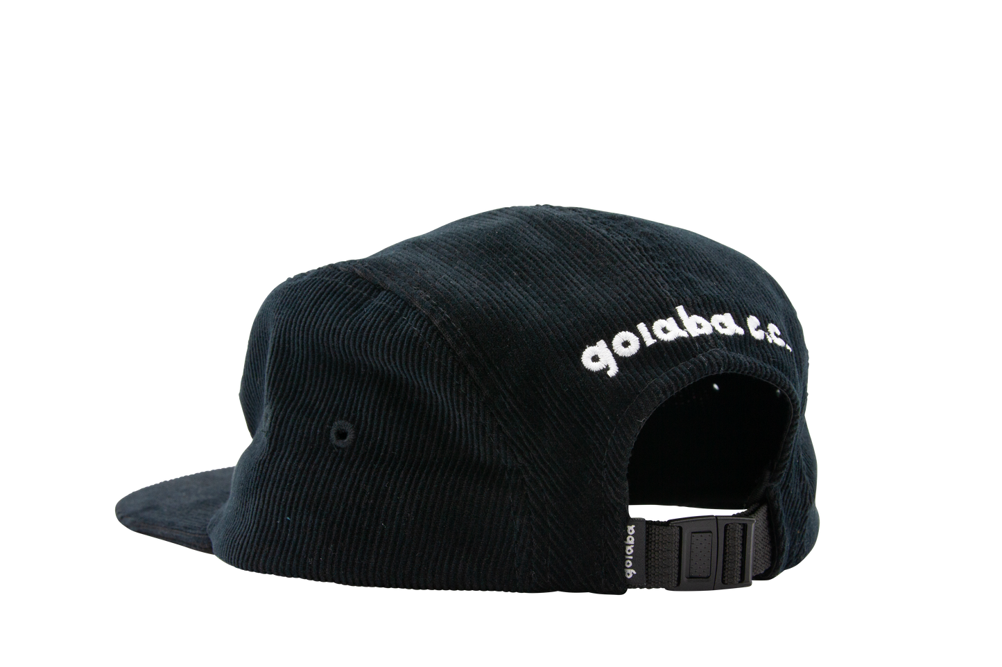 Campo 5-Panel Corduroy Hat - Black