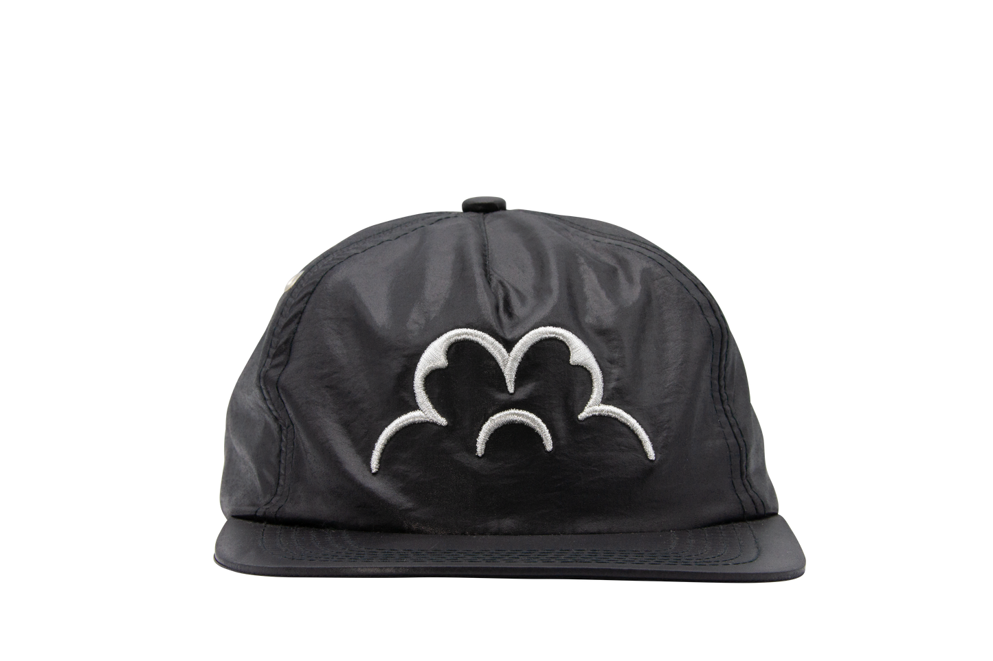 goiaba x LENITA Pinched Front Hat - Shiny Black