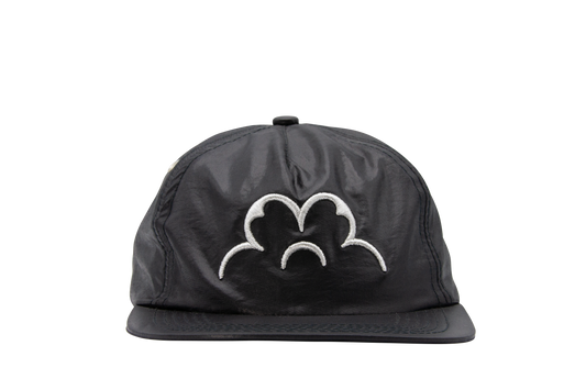 goiaba x LENITA Pinched Front Hat - Shiny Black