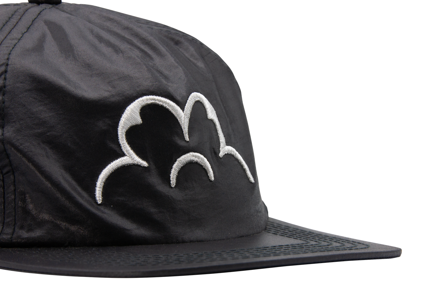 goiaba x LENITA Pinched Front Hat - Shiny Black