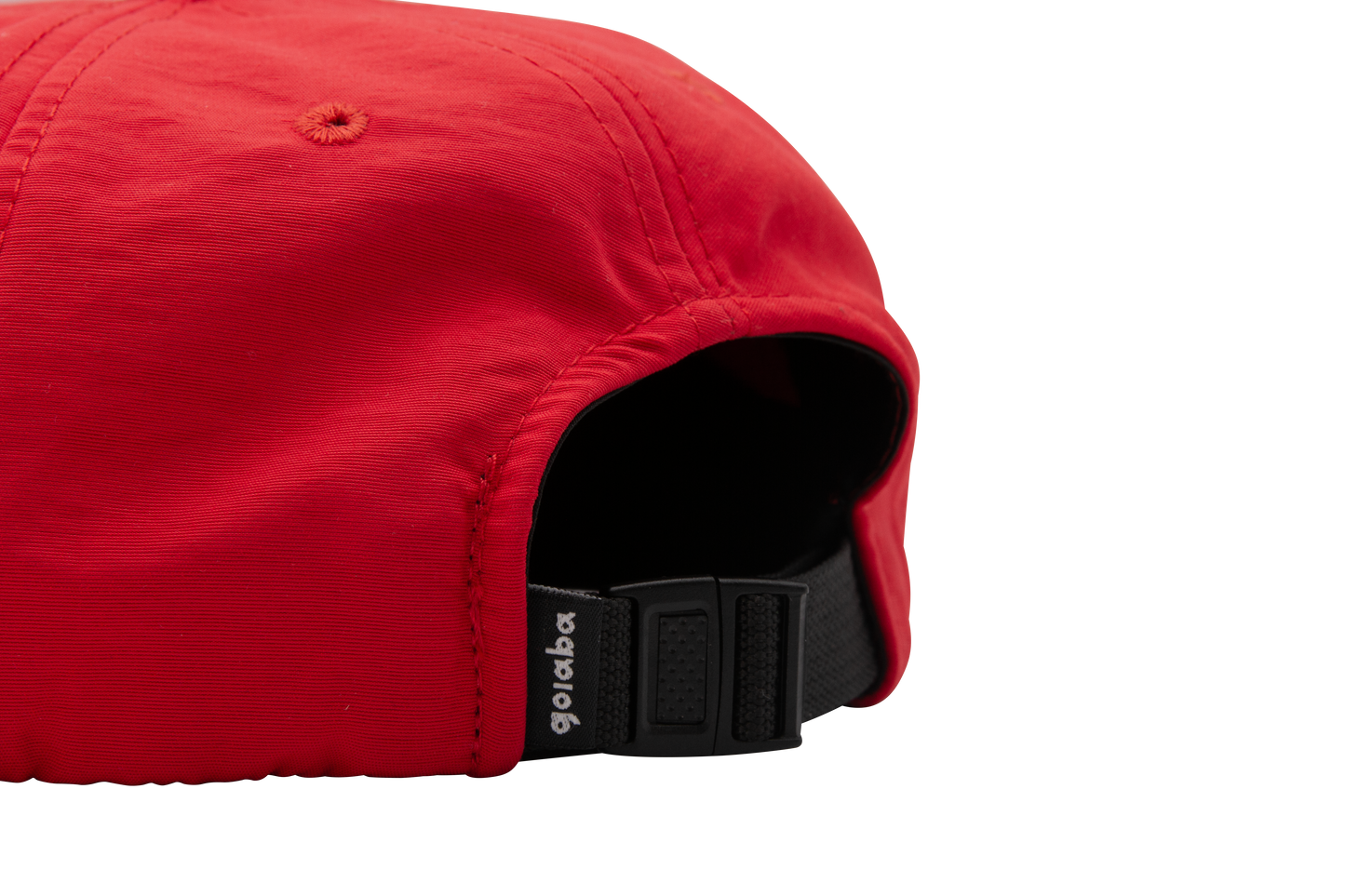 Pinched Front Nylon Hat - Red