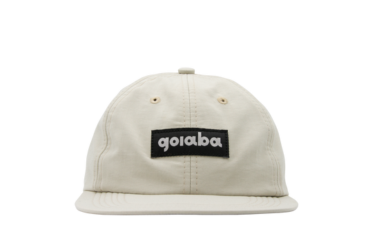 6-Panel Nylon Hat - Beige