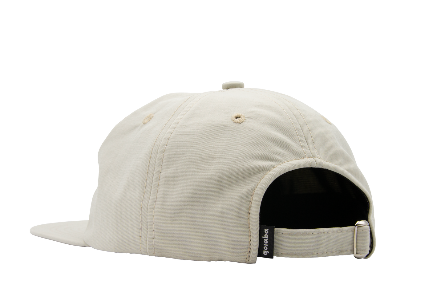 6-Panel Nylon Hat - Beige