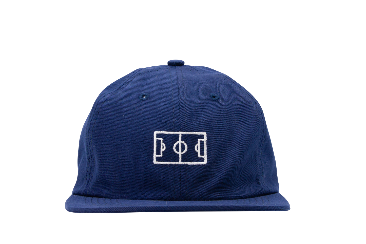 Campo 6-Panel Cotton Hat - Navy Blue
