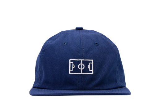 Campo 6-Panel Cotton Hat - Navy Blue