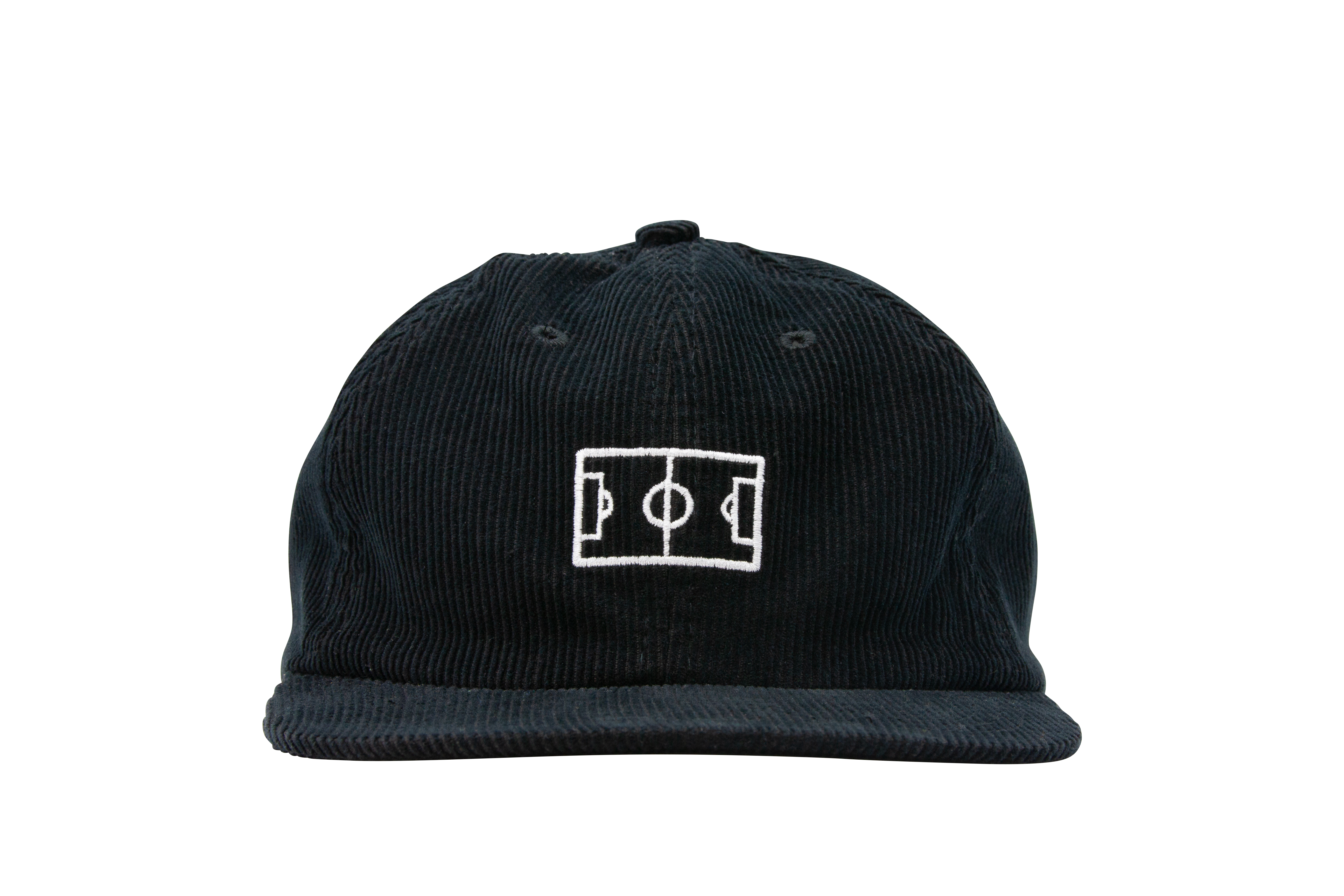 Campo 6-Panel Corduroy Hat - Black – goiaba esporte clube Campo 6-Panel Corduroy Hat - Black – goiaba esporte clube