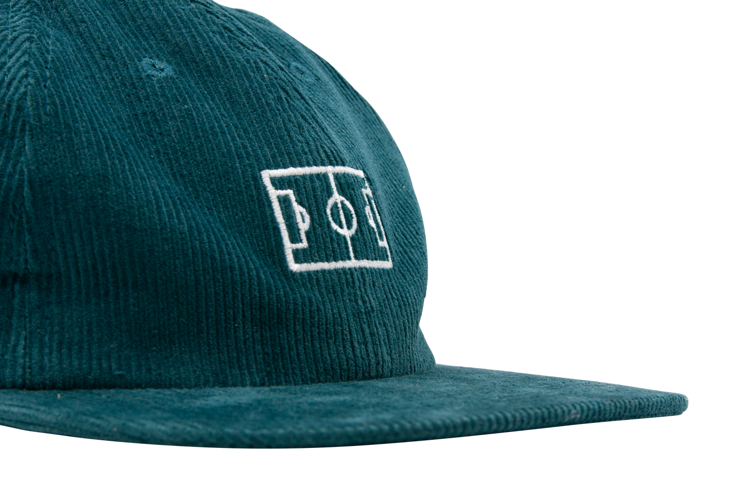 Campo 6-Panel Corduroy Hat - Bottle Green