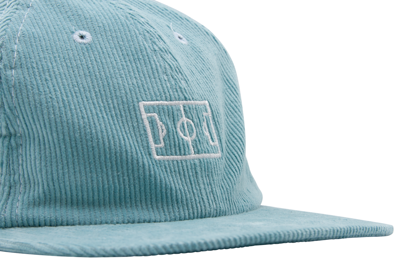 Campo 6-Panel Corduroy Hat - Sky Blue