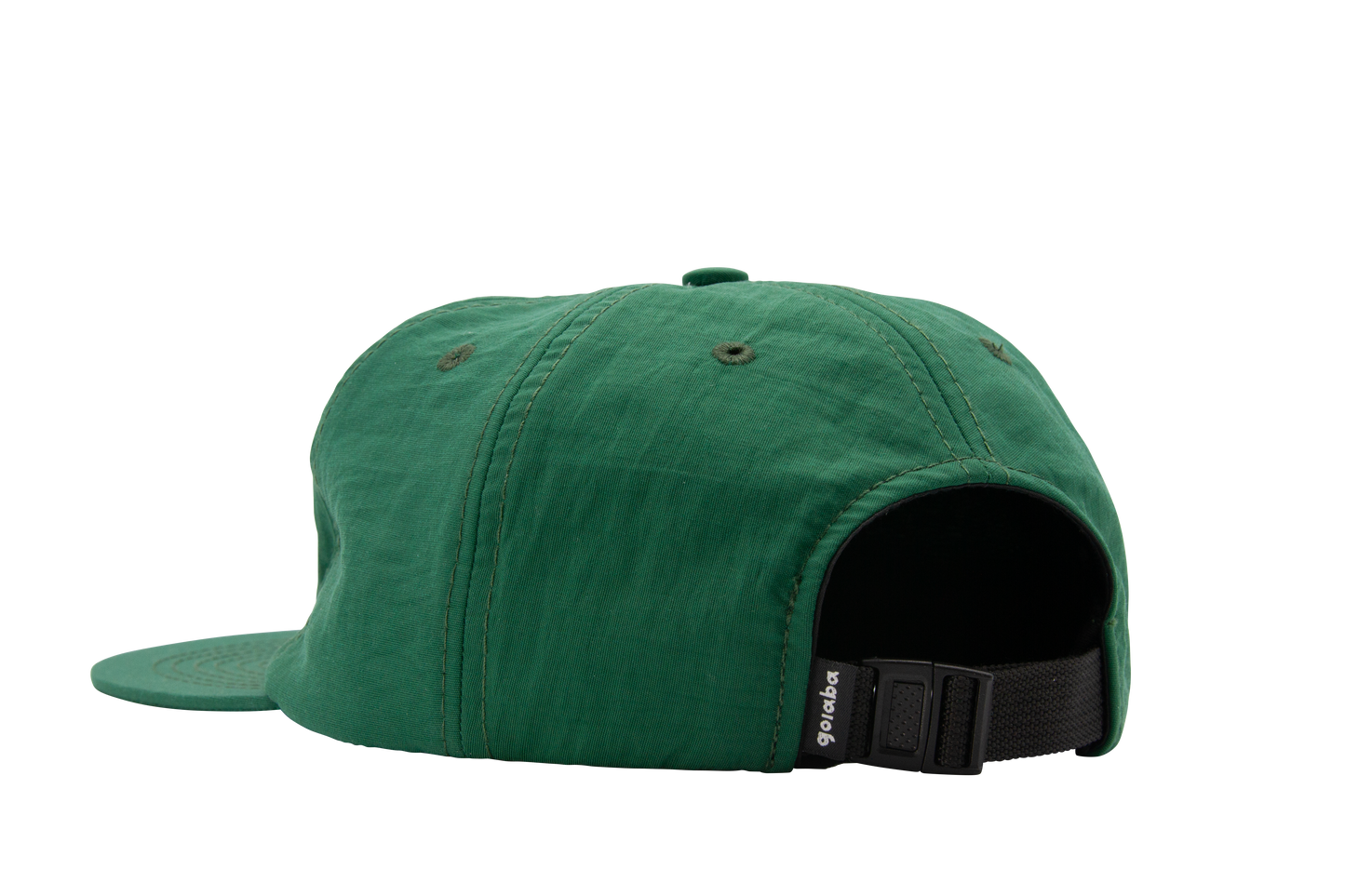 Pinched Front Nylon Hat - Green