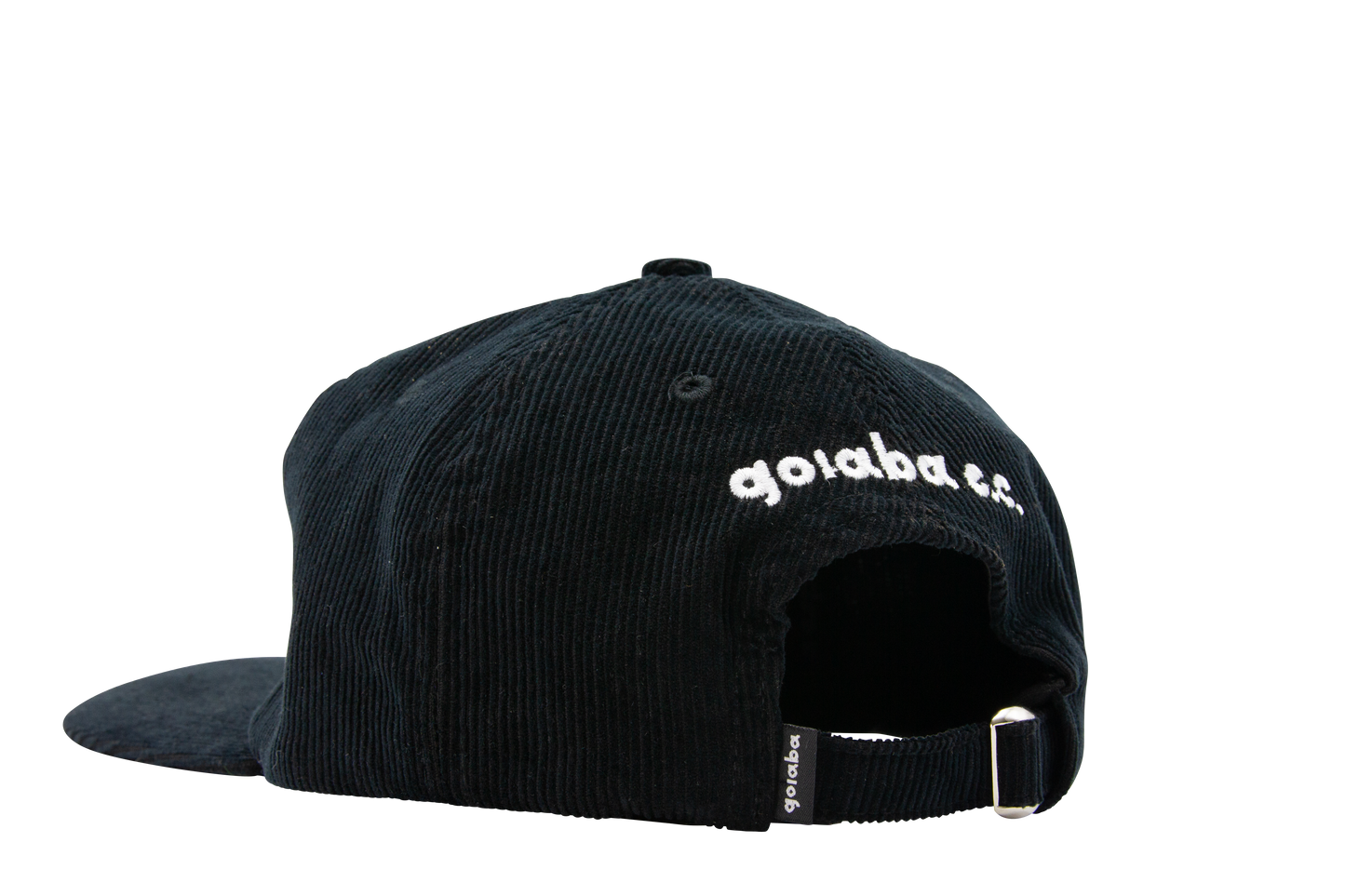 Campo 6-Panel Corduroy Hat - Black