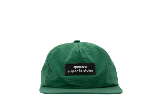Pinched Front Nylon Hat - Green